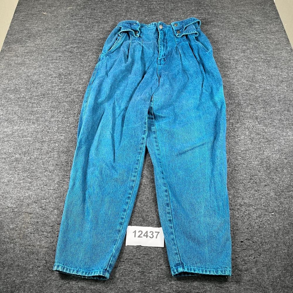 Vintage Stefano International Jeans Women 14 Blue Excellent High Waist Pleated